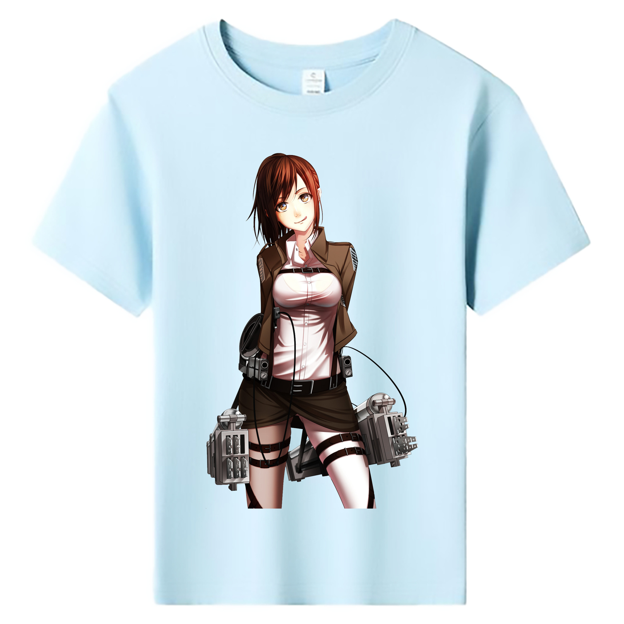 （画像用） 進撃の巨人 サシャ·ブラウス Attack on Titan Sasha Blaus 綿100％キッズTシャツ（フロントプリント）